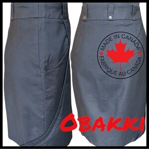 Obakki Black Pockets Side Detail Mini Pencil Skirt (6-8)